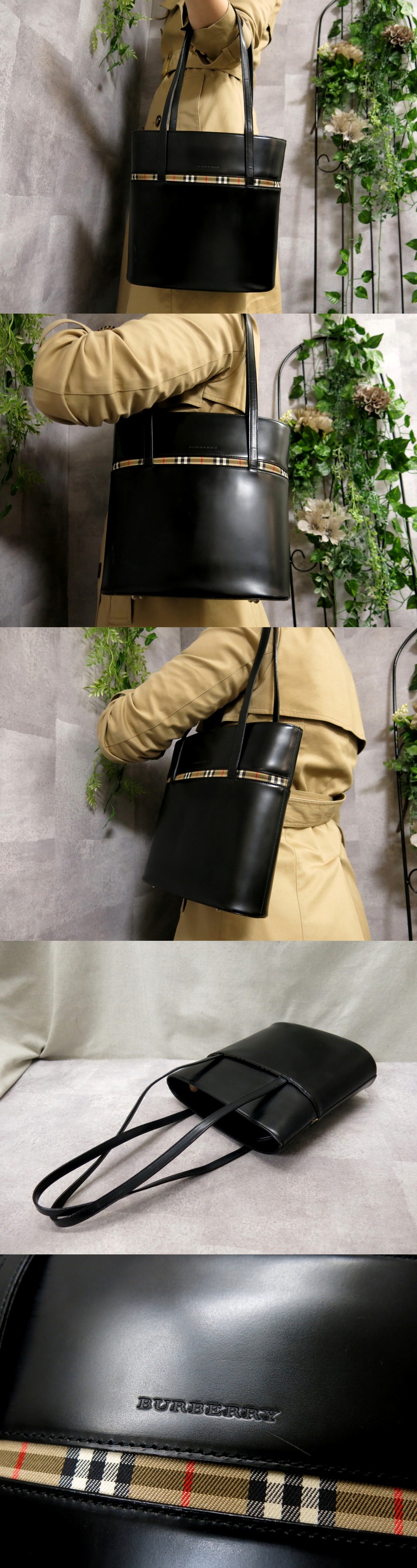 ○超美品○BURBERRY BURBERRY ノバチェック バーバリー 美品 - 極