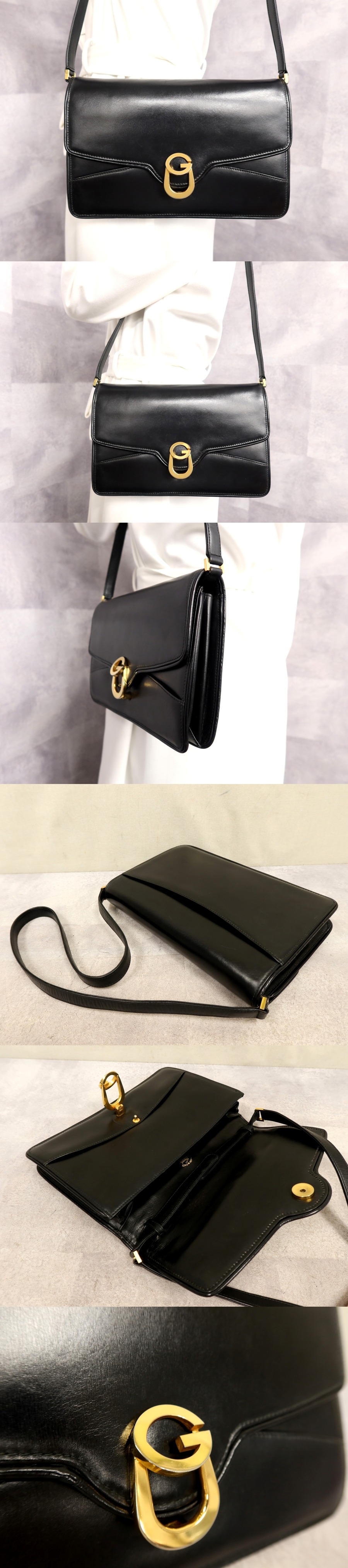 ○超美品○GUCCI レザー オールド 本革 GUCCI オールドグッチ グッチ