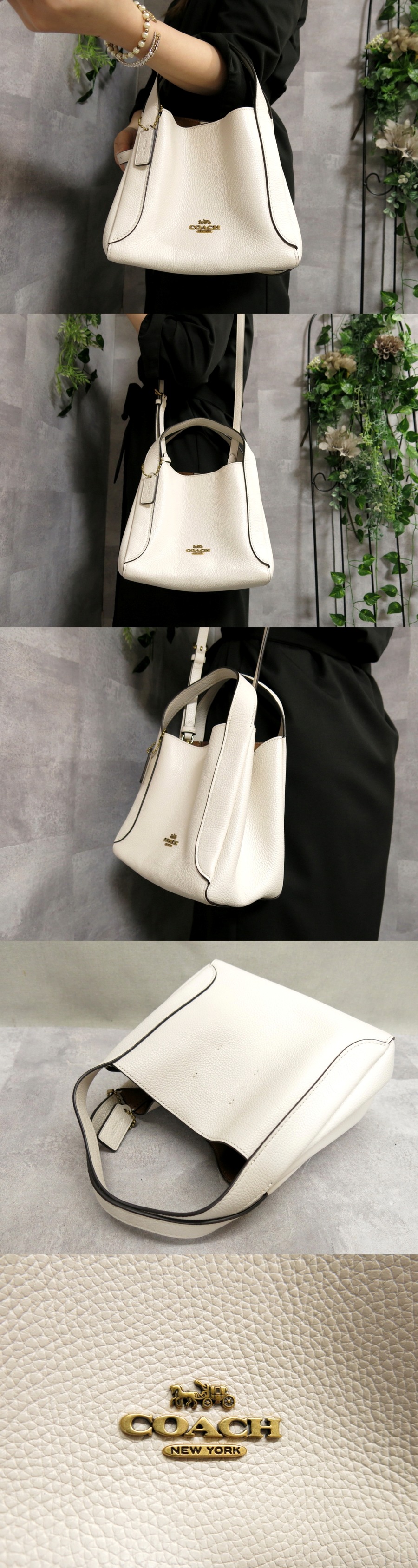 1円 COACH 2WAY ハンドバッグ ショルダーバッグ レザー ブラック 1円 COACH 2WAY ハンドバッグ ショルダーバッグ レザー ブラック