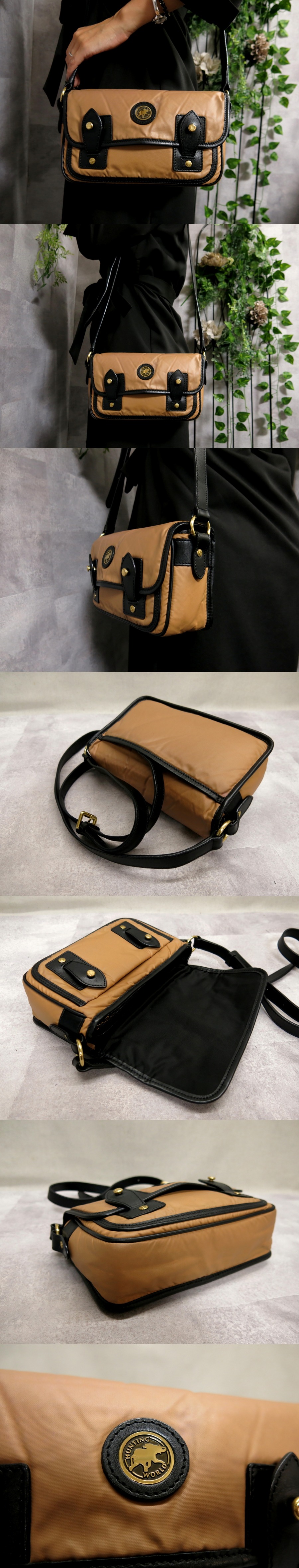 レア品】HUNTING WORLD ハンティングワールド ショルダーバッグ