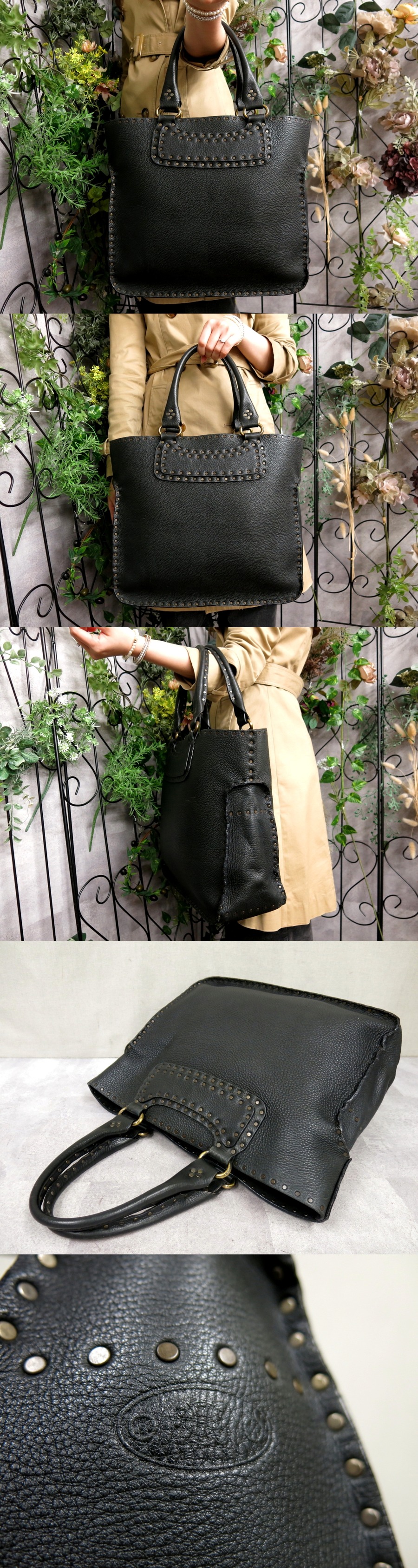 極美品 CELINE セリーヌ ブギーバッグ ハンドバッグ トートバッグ 