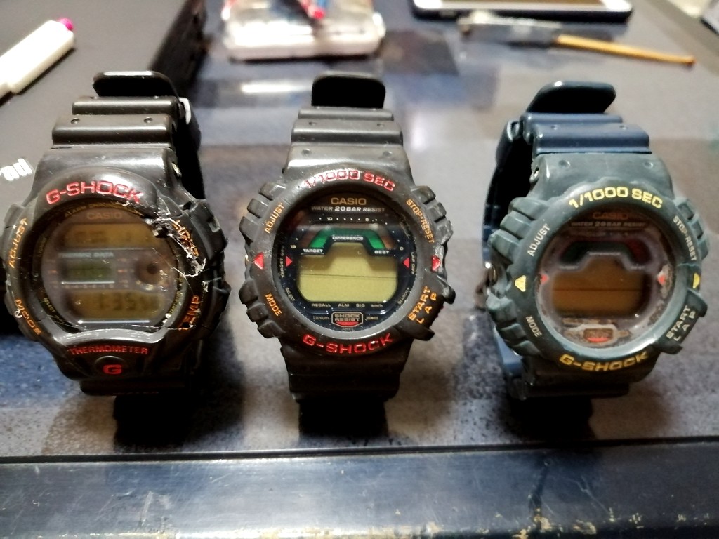 G Shock Oldモデル を廃棄 Mobile Thinkpad Fan
