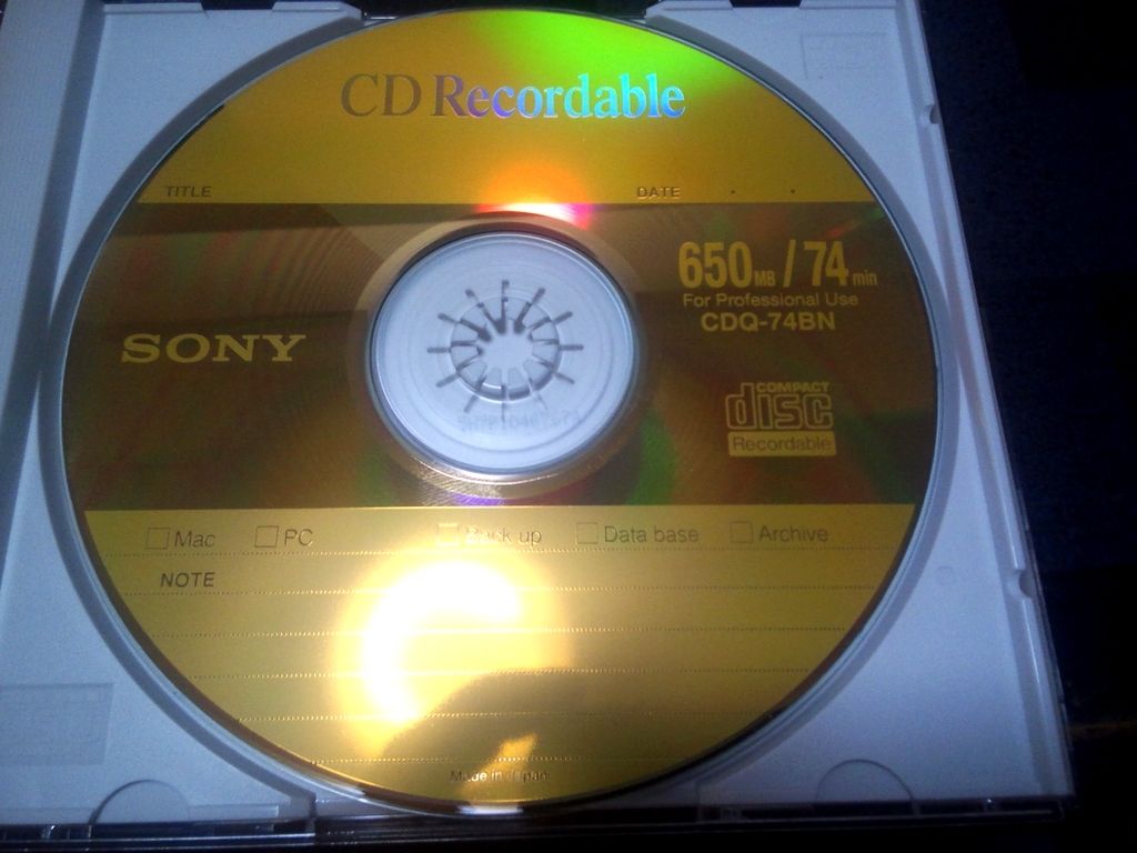 CD-Rも経年劣化するようで．．．＜続き＞ : mobile-ThinkPad fan