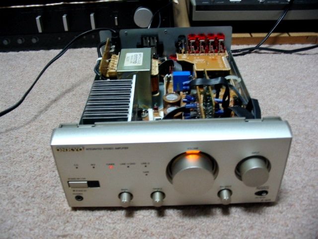 ONKYO Intec205アンプ A-905(4台目)を受け取りました...<完了とする ONKYO Intec205アンプ A-905(4台目)を受け取りました...<完了とする