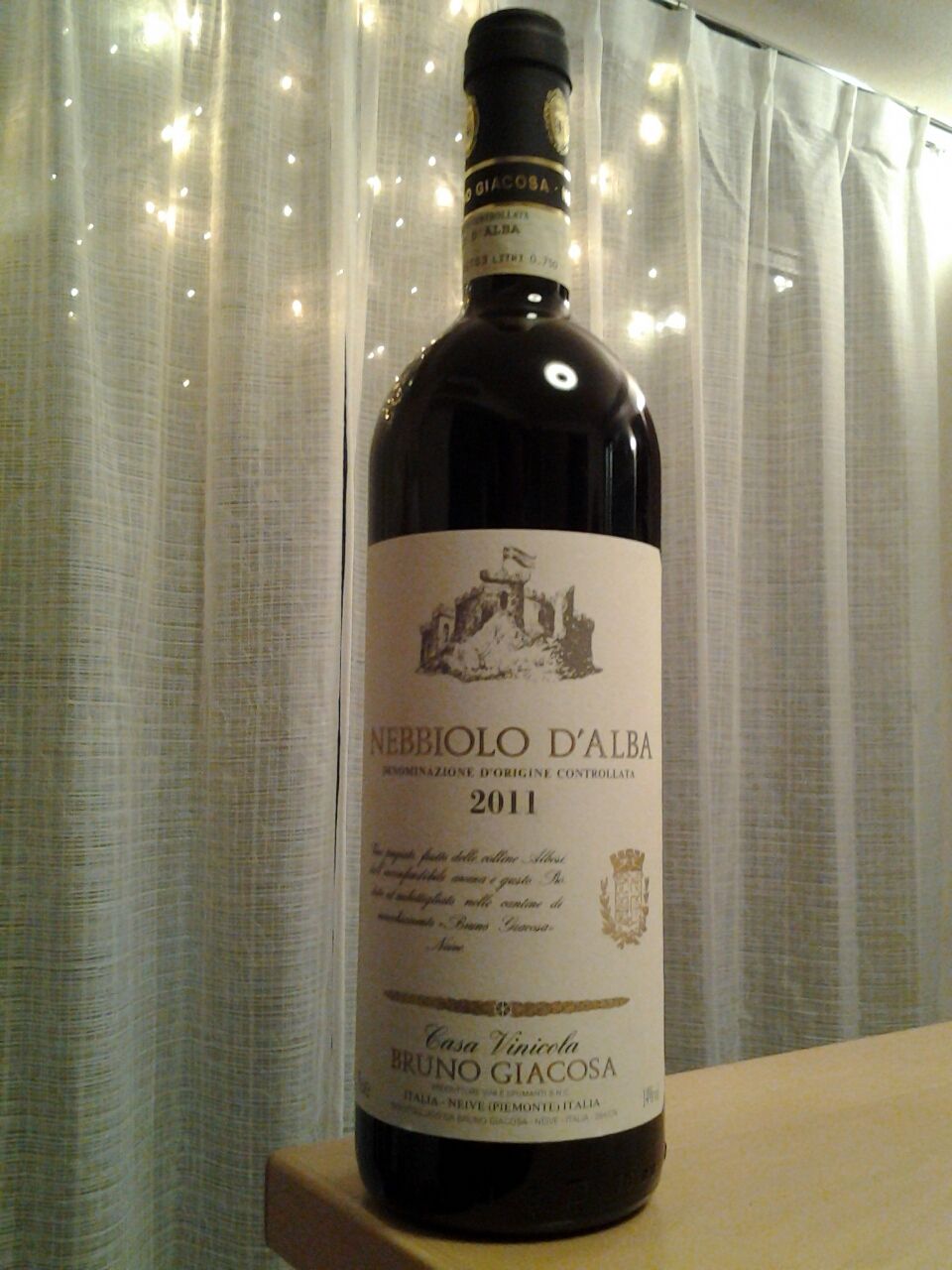 ブルーノ ジャコーザ ネッビオーロ ダルバ ２０１１ 赤ワイン イタリア ピエモンテ州 美酒佳肴 びしゅかこう 酒と美食にうつつをぬかす親爺の覚書き