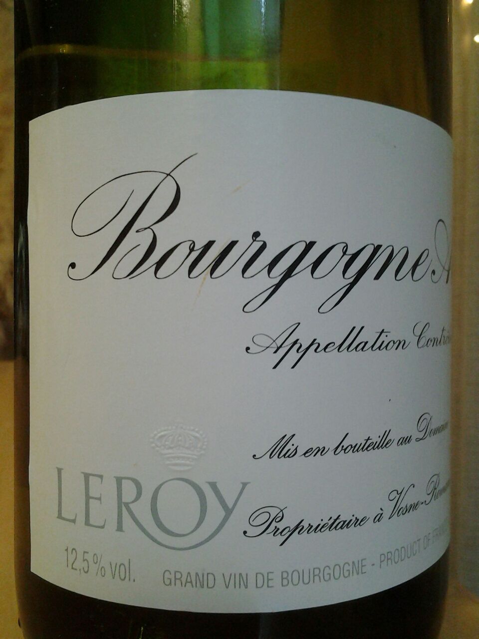 ルロワLeroyアリゴテ2008高野洸 チェキ