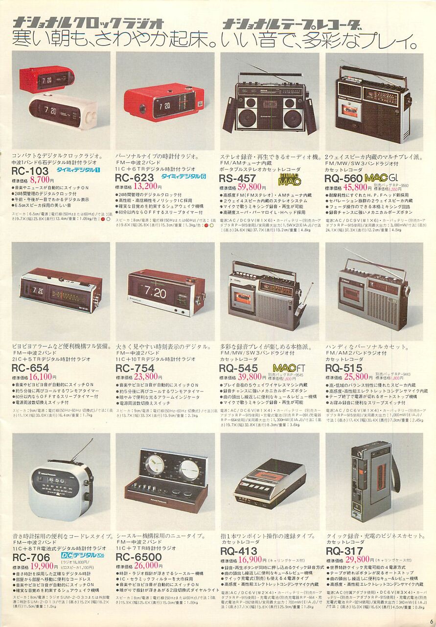 1980年4月 ナショナル 松下電工 照明器具ご販売カタログ おも