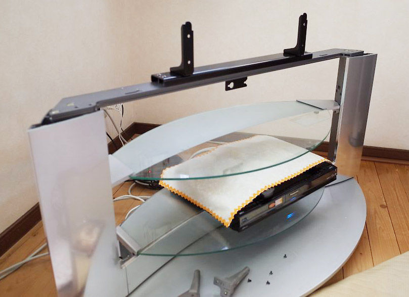 素敵 快適 エコリフォームはこちら 住電工房maru プラズマテレビ置き台の再利用