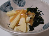 筍とわかめの酢味噌和え