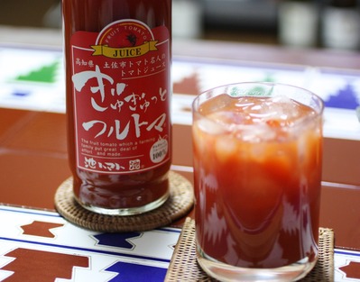 焼酎のフルトマ割り