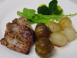 豚肉の瞬間スモーク