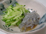 生しらすの山葵醤油