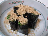 ほうれん草の海苔巻き
