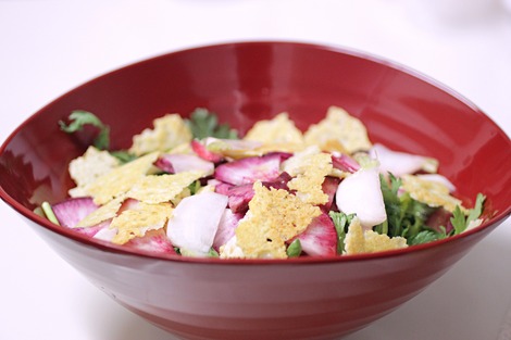 春菊と蕪のサラダ