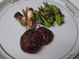 しいたけ、ししとう、お葱焼き