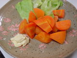 レンジしただけ人参