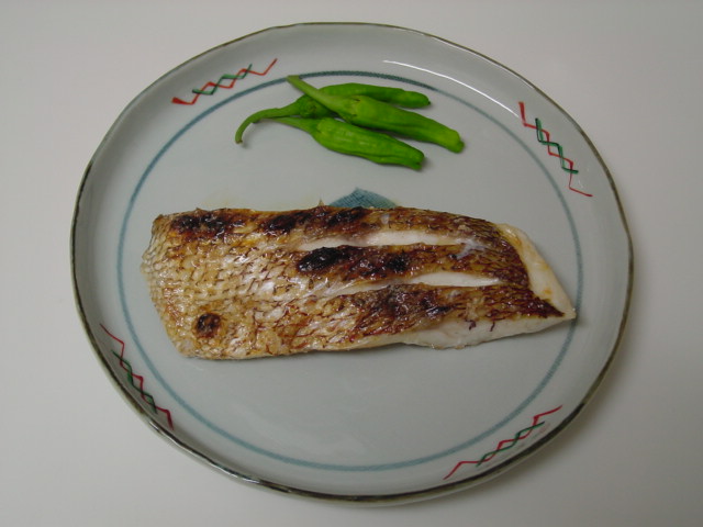 真鯛の塩焼き