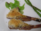 ラムのハーブ・パン粉焼き