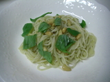 ペスト・ジェノベーゼのパスタ