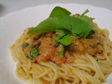 トマトソースのパスタ