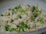 お豆腐とコリアンダー