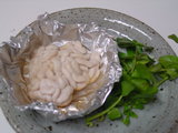 たらの白子のホイル焼き