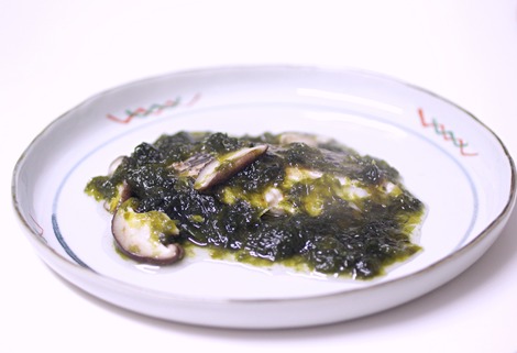 黒鯛のアオサかけ