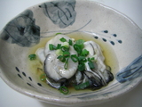 生牡蠣のゆず醤油
