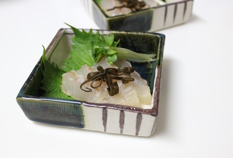 真鯛の昆布〆