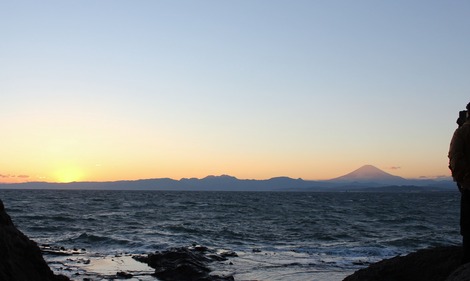 江ノ島からの富士