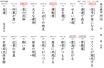 漢字テスト 光村図書対応 の作成機能のご紹介 個人塾 個人指導の教材