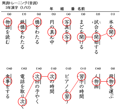 色々な漢字ドリル 個人塾 個人指導の教材