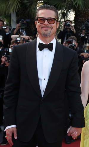 ご満悦なブラッド・ピット、カンヌにて cKazuko Wakayama