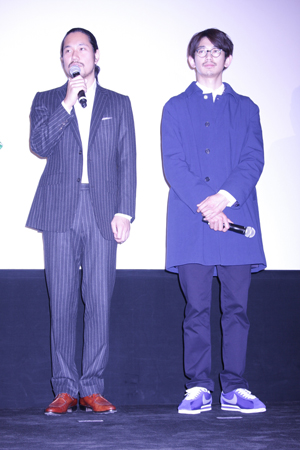 松山ケンイチと瑛太が初共演作を語った／映画『僕達急行 A列車で行こう』舞台あいさつにて