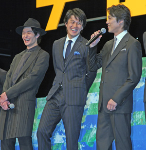 岡田将生、小栗旬に「すごく面白かった」とメール!/映画『宇宙兄弟』完成披露試写会舞台あいさつ