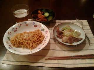晩飯100816