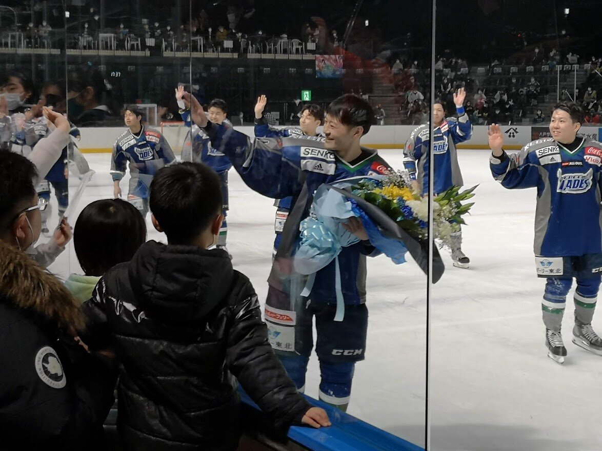 日本アイスホッケー界のスター 田中豪選手の引退試合 きまじめチキン日記
