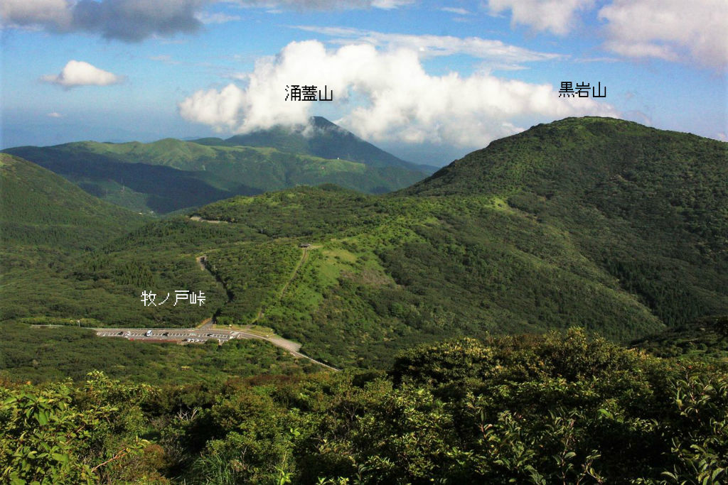 牧ノ戸峠から盛夏の中岳に登って長者原へ (前編) : やまやま再発見