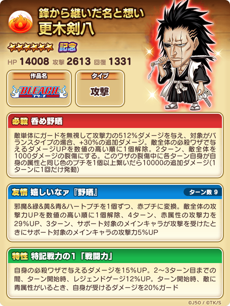 新キャラ性能大公開 ジャンプチ 大特集祭bleach 千年血戦篇 ジャンプチヒーローズ公式ブログ