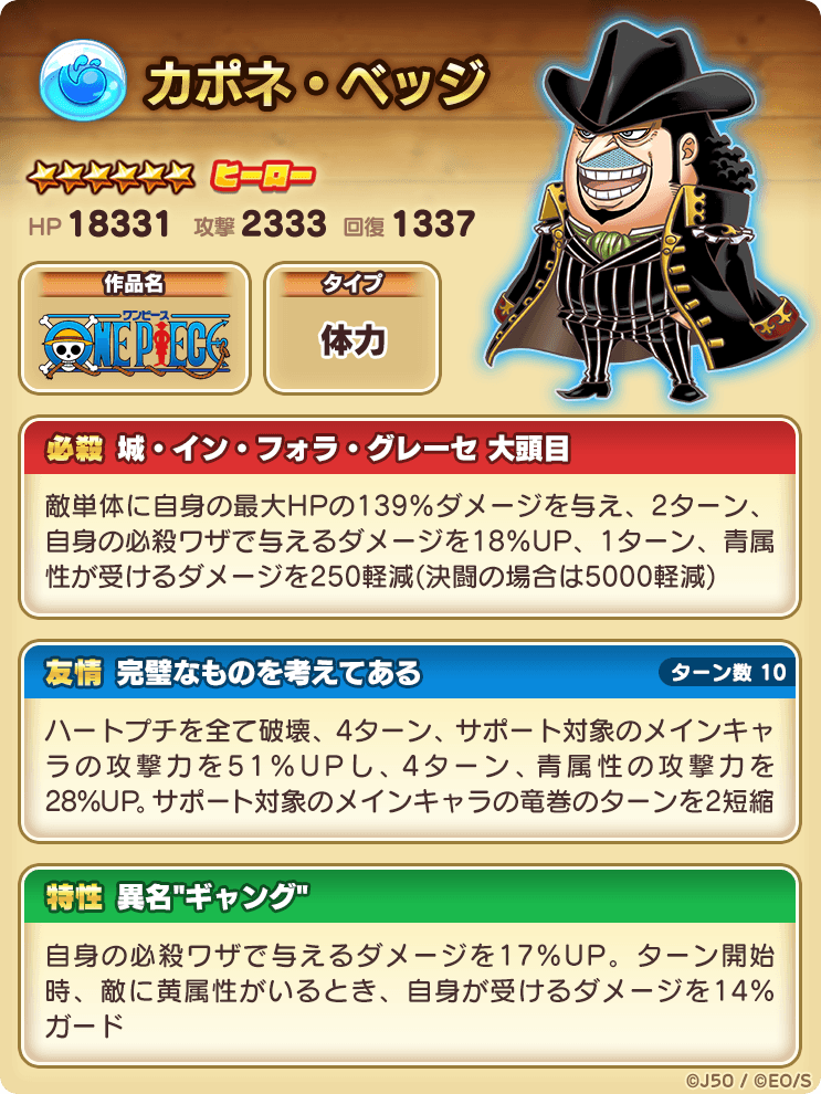 新キャラ性能大公開 ジャンプチ 大特集祭 One Piece 最悪の世代 編 ジャンプチヒーローズ公式ブログ