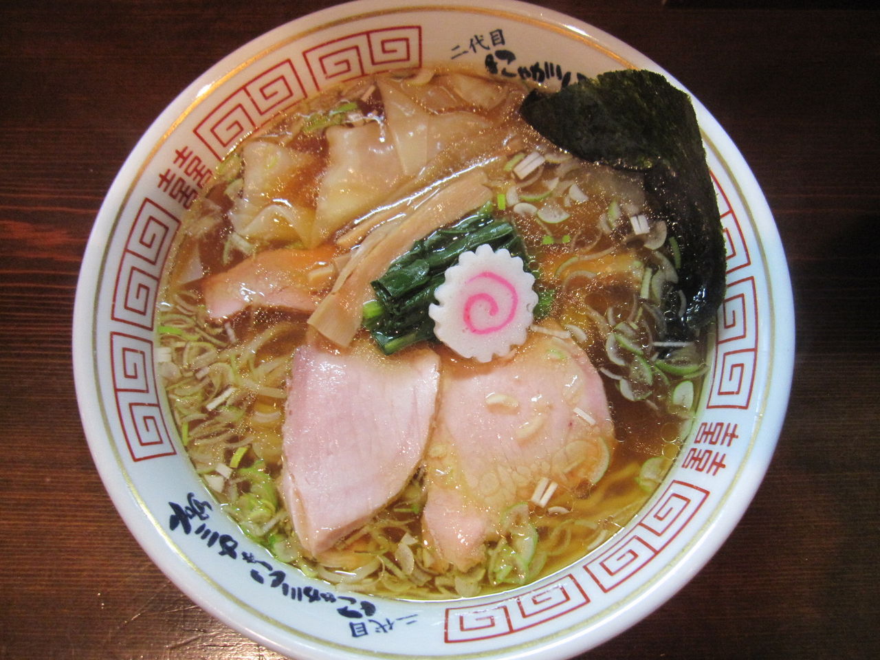 二代目 にゃがにゃが亭 三河島 わんたんそば 煮豚飯 Jun の今日の一杯