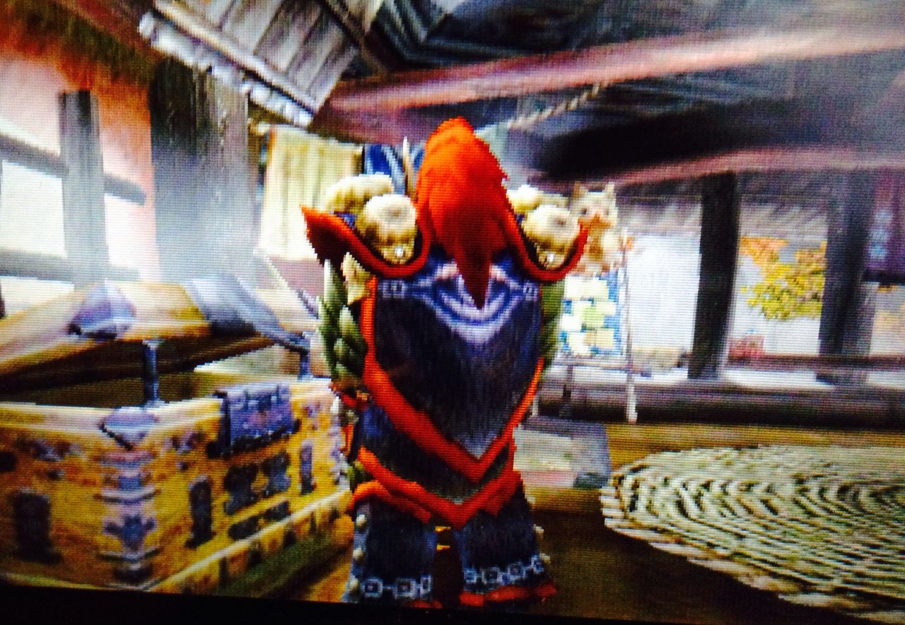 Mhx コラボクエ マギ 堕転から救う者 で作れるアモンの剣x装備 安心してください 装備してますよ 大剣装備 モンハンクロス ダブルクロス 笛吹いたり貫通撃ったりたまに切ったり