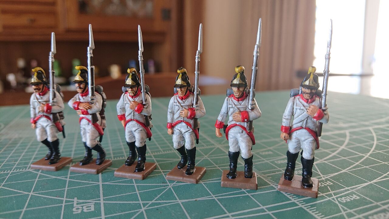 1809年 オーストリア軍 第1戦列歩兵連隊の製作 ミニチュア連隊 おもちゃの兵隊のブログ 1809年 オーストリア軍 第1戦列歩兵連隊の製作 ミニチュア連隊 おもちゃの兵隊のブログ