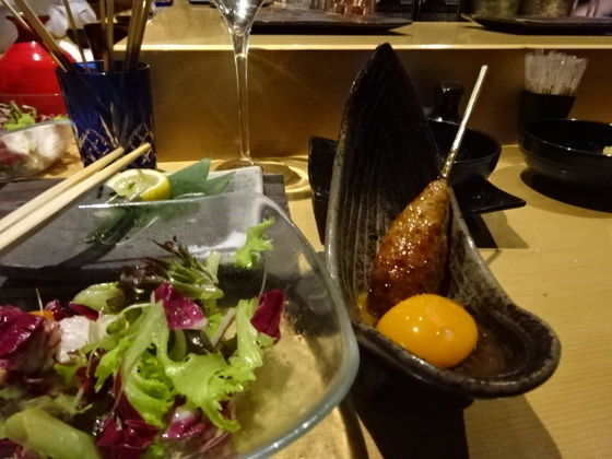 グルメの部屋 2502 とりゃ幸 忘年会には最適の今年初ミシュラン東京ビブルグルマンに選ばれた銀座のオシャレな焼き鳥店 グルメ三昧