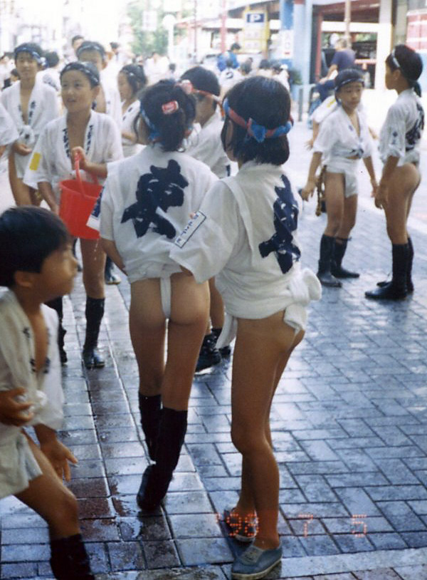 山笠 ふんどし 少女