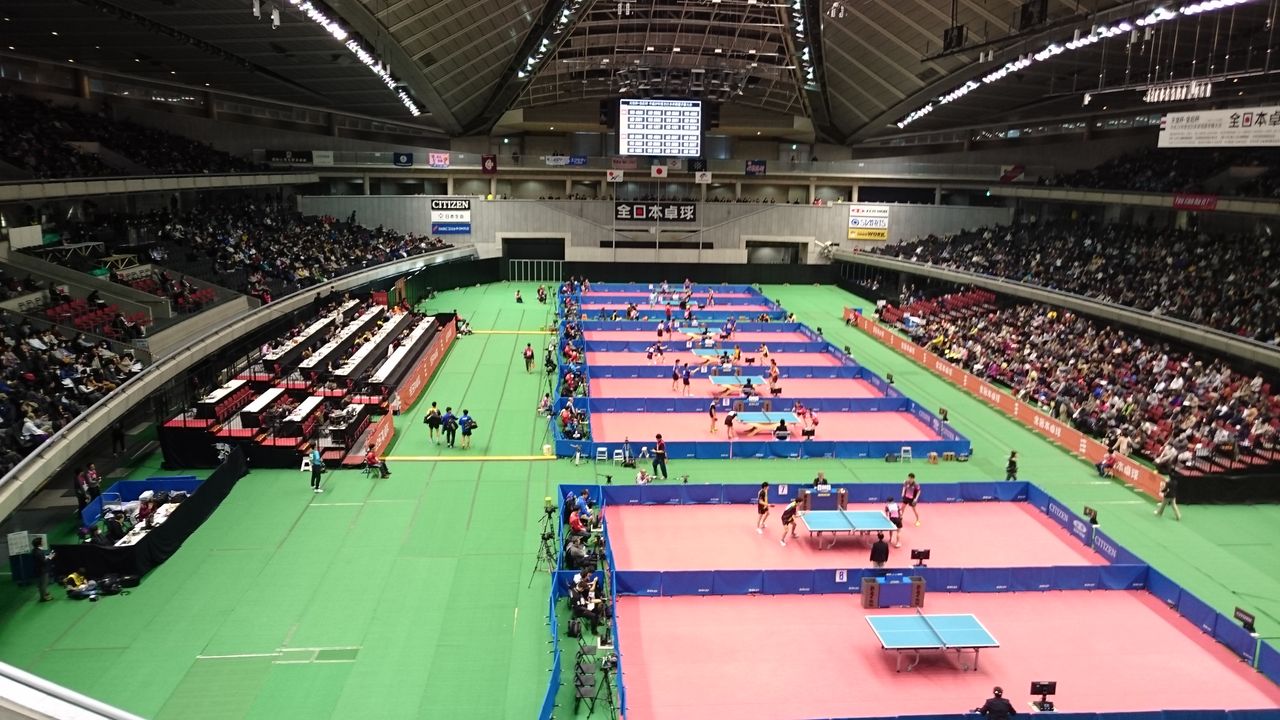 全日本卓球 福岡 順吾の一日