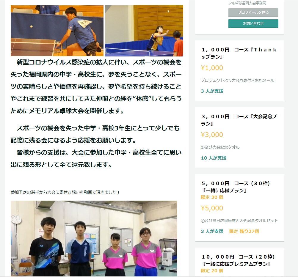 応援メッセージ 順吾の一日