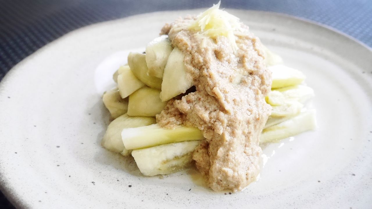 ひと手間加えて和のおもてなし 蒸しなすの胡麻だれ J S Kitchen