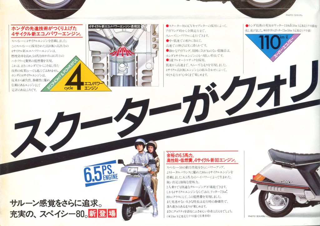 スペイシー50のカタログ 他 違う道 スペイシー50のカタログ 他 違う道