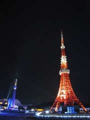 東京タワーとスカイツリー 1/25scale